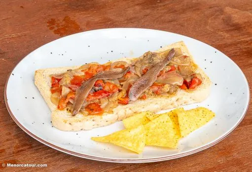 Tapas de Bar S'Aljub, Es Mercadal